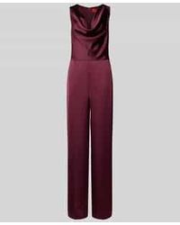 HUGO - Getailleerde Jumpsuit Van Satijn, Model 'Kimari-1' - Lyst