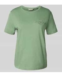 GANT - Regular Fit T-Shirt Van Puur Katoen Met Logopatch - Lyst