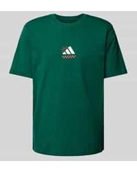 adidas - T-Shirt Met Labelprint - Lyst