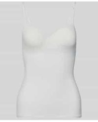 Hanro - Onderhemd In 2-in-1-look, Model 'allure' - Gewatteerd - Lyst