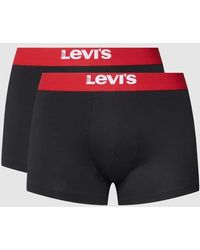 Levi's - Trunks Mit Elastischem Logo-Bund Modell 'Solid Basic Trunk' - Lyst