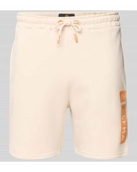 Alpha Industries - Sweatshorts mit elastischem Bund und Tunnelzug - Lyst