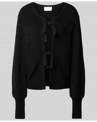 Neo Noir - Comfort Fit Cardigan Mit Woll-Anteil Und Ballonärmeln Modell 'Muscado' - Lyst