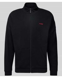 HUGO - Regular Fit Sweatjacke aus Baumwoll-Mix Modell 'AUSTIN' - Lyst