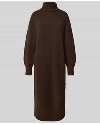 Pieces - Oversized Strickkleid mit Wollanteil Modell 'MALOU' - Lyst