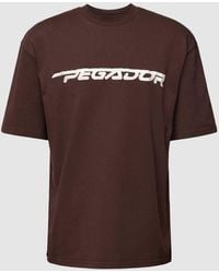 PEGADOR - Oversized T-shirt Met Labelstitching - Lyst