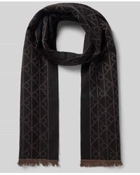 Calvin Klein - Wollschal mit Allover-Stitching Modell 'Tonal' - Lyst