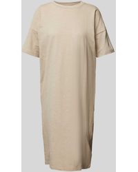 Knowledge Cotton - Knielanges T-Shirt-Kleid mit Rundhalsausschnitt - Lyst