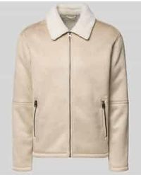 Only & Sons - Regular Fit Bomberjack Met Kraag Van Imitatiebont, Model 'Royce' - Lyst