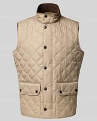 Barbour - Regular Fit Bodywarmer Met Drukknopen, Model 'Lowerdale Gilet' - Lyst