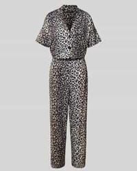 Ouí - Jumpsuit Met Dierenprint - Lyst