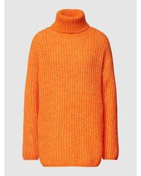 Damen-Rollkragenpullover – Orange | Lyst AT
