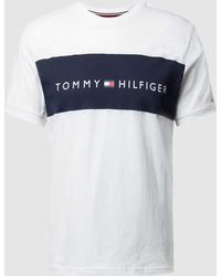 Tommy Hilfiger - T-Shirt mit Label-Print - Lyst