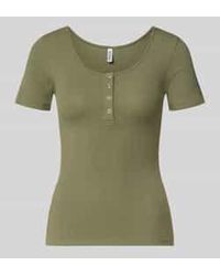 Pieces - Slim Fit T-Shirt Van Katoenmix Model 'Kitte' - Lyst