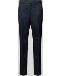 BOSS - Slim Fit Anzughose mit Bügelfalten Modell 'Perin' - Lyst