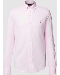 Polo Ralph Lauren - Regular Fit Freizeithemd mit Label-Stitching - Lyst
