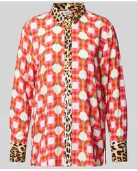 Emily Van Den Bergh - Regular Fit Bluse aus Viskose mit Umlegekragen - Lyst
