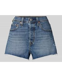 Levi's - Regular Fit Jeansshorts im 5-Pocket-Design Modell '501' - Lyst