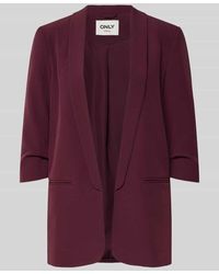 ONLY - Regular Fit Longblazer mit 3/4-Arm Modell 'ELLY' - Lyst