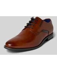 Bugatti - Derby Schoenen Van Echt Leer Met Logoprint, Model 'Gapo' - Lyst