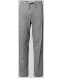 SELECTED - Slim Fit Broek Van Mix Van Katoen En Linnen Model 'Brody' - Lyst