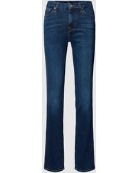7 For All Mankind - Straight Leg Jeans - Lyst