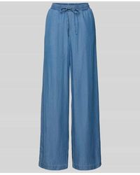 Vero Moda - Regular Fit Weite Hose mit Tunnelzug Modell 'BREE' - Lyst