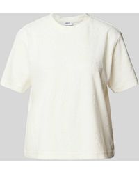 Jake*s - T-Shirt aus Frottee mit floralem Muster - Lyst
