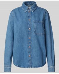ARMEDANGELS - Regular Fit Jeansbluse Mit Brusttasche Modell 'Aurelaa' - Lyst