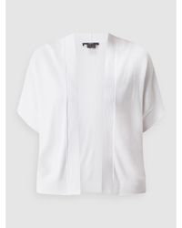 Esprit Collection Cardigan mit offener Vorderseite - Weiß