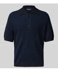 Marc O' Polo - Regular Fit Poloshirt Van Katoenmix Met Een Kreukeffect - Lyst