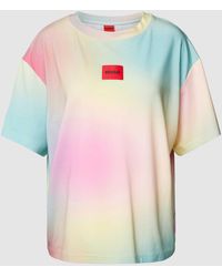 HUGO - Oversized T-Shirt mit Farbverlauf Modell 'STARMY' - Lyst