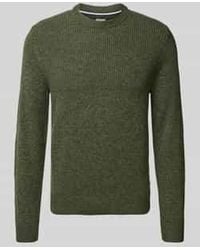 Brax - Gebreide Pullover Met Ribboorden, Model 'Rick' - Lyst