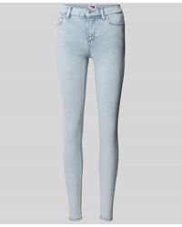 Tommy Hilfiger - Skinny Fit Jeans im 5-Pocket-Design Modell 'NORA' - Lyst