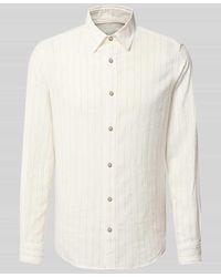 S.oliver - Regular Fit Freizeithemd aus Leinen-Baumwoll-Mix - Lyst