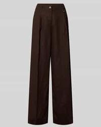 M·a·c - Linnenbroek Met Labeldetail Model 'Britt' - Lyst