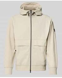 BOSS - Regular Fit Sweatjack Van Puur Katoen, Model 'Ze_Hood' - Lyst