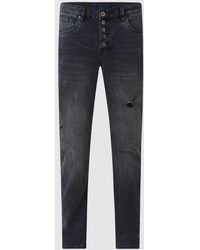 Blue Monkey - Slim Fit Jeans mit Stretch-Anteil Modell 'Alex' - Lyst
