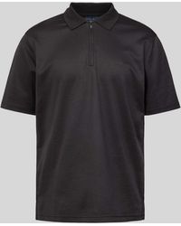 Christian Berg Men - Regular Fit Poloshirt mit Logo-Stitching - Lyst