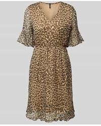 Vero Moda - Getailleerde Mini-jurk Met V-hals - Lyst