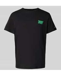Tommy Hilfiger - Regular Fit T-Shirt Van Puur Katoen Met Labelopschrift - Lyst