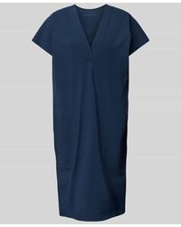 RAFFAELLO ROSSI - Knielanges Kleid mit V-Ausschnitt Modell 'JOYCE' - Lyst