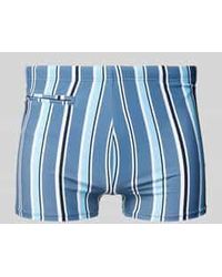 Schiesser - Slim Fit Zwembroek Met Ritszak - Lyst