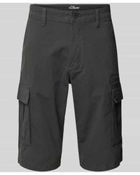S.oliver - Relaxed Fit Cargo-Bermudas aus Baumwoll-Elasthan-Mix - Lyst
