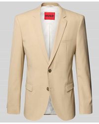 HUGO - Slim Fit 2-Knopf-Sakko mit Pattentaschen Modell 'Arti232X' - Lyst