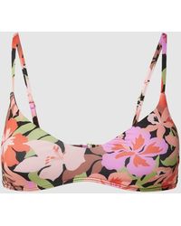 Billabong - Bikini-Oberteil mit floralem Muster Modell 'SOL SEARCHER' - Lyst