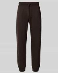 Mcneal - Regular Fit Sweatpants Met Elastische Pijpboorden - Lyst