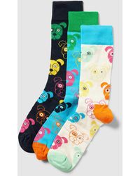 Happy Socks - Socken mit Allover-Motiv-Print Modell 'Mixed Dog' im 3er-Pack - Lyst
