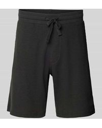 Calvin Klein - Regular Fit Shorts mit Strukturmuster - Lyst