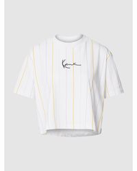 Karlkani - T-Shirt mit Label-Stitching - Lyst